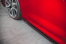 Laden Sie das Bild in den Galerie-Viewer, Maxton Design Seitenschweller Ansatz passend für Toyota Corolla XII Hatchback schwarz Hochglanz