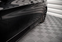 Laden Sie das Bild in den Galerie-Viewer, Maxton Design Seitenschweller Ansatz für BMW 3er E90 schwarz Hochglanz