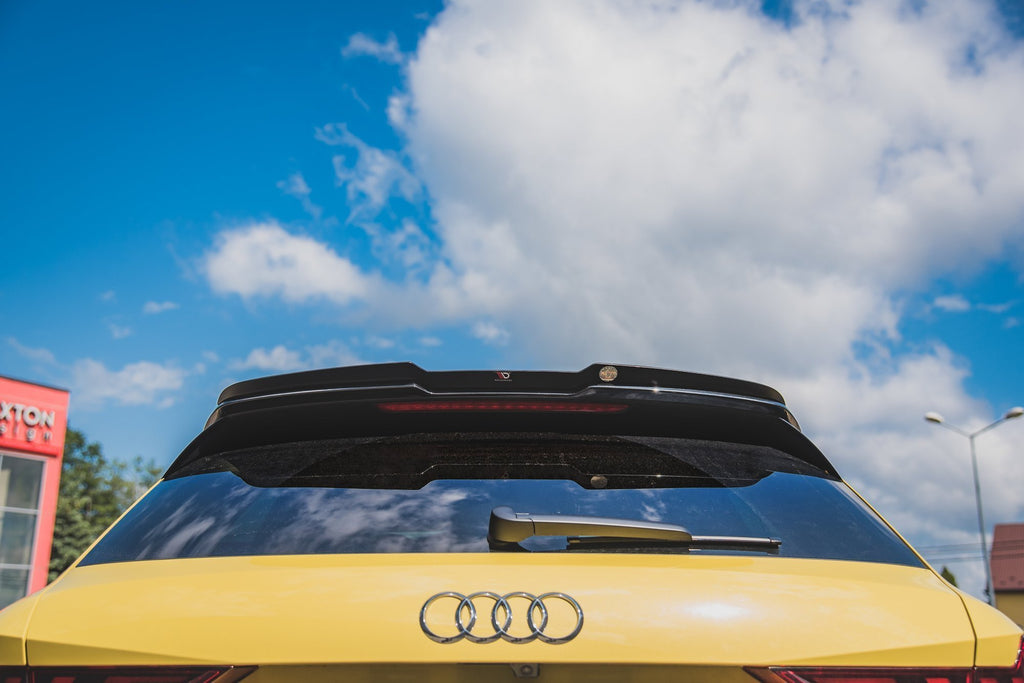 Maxton Design Spoiler CAP passend für Audi A1 S-Line GB schwarz Hochglanz
