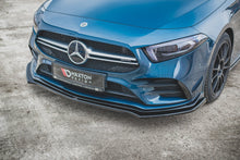 Laden Sie das Bild in den Galerie-Viewer, Maxton Design Front Ansatz passend für V.2 Mercedes A35 AMG W177  schwarz Hochglanz