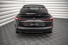 Laden Sie das Bild in den Galerie-Viewer, Maxton Design Heck Ansatz Flaps Diffusor für BMW 2 Gran Coupe M-Paket F44 schwarz Hochglanz
