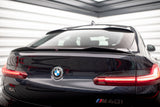 Maxton Design Spoiler CAP für 3D BMW X4 M-Paket G02 schwarz Hochglanz