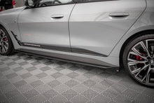 Laden Sie das Bild in den Galerie-Viewer, Maxton Design Seitenschweller Ansatz für V.2 für BMW 4er Gran Coupe M-Paket G26 schwarz Hochglanz