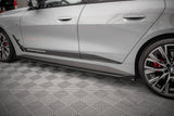 Maxton Design Seitenschweller Ansatz für V.2 für BMW 4er Gran Coupe M-Paket G26 schwarz Hochglanz