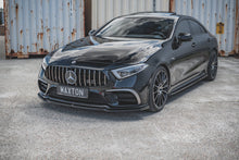 Laden Sie das Bild in den Galerie-Viewer, Maxton Design Front Ansatz passend für V.1 Mercedes-Benz CLS AMG-Line C257 schwarz Hochglanz