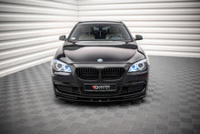 Laden Sie das Bild in den Galerie-Viewer, Maxton Design Front Ansatz V.1 für BMW 7 M-Paket F01 schwarz Hochglanz