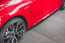 Laden Sie das Bild in den Galerie-Viewer, Maxton Design Seitenschweller Ansatz passend für Toyota Corolla XII Hatchback schwarz Hochglanz