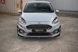 Maxton Design Scheinwerfer Blenden Böser Blick passend für Ford Fiesta Mk8 ST / ST-Line / Standard schwarz Hochglanz