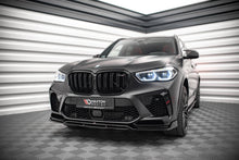 Laden Sie das Bild in den Galerie-Viewer, Maxton Design Front Ansatz V.3 für BMW  X5M F95 schwarz Hochglanz
