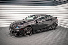 Laden Sie das Bild in den Galerie-Viewer, Maxton Design Seitenschweller Ansatz für V.2 für BMW 2 Gran Coupe M-Paket / M235i F44 schwarz Hochglanz