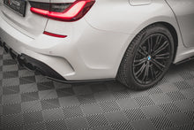 Laden Sie das Bild in den Galerie-Viewer, Maxton Design Heck Ansatz Flaps Diffusor V.2 für BMW 3er G20 / G21 M-Paket schwarz Hochglanz