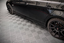 Laden Sie das Bild in den Galerie-Viewer, Maxton Design Seitenschweller Ansatz für BMW 3er E90 schwarz Hochglanz