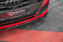 Laden Sie das Bild in den Galerie-Viewer, Maxton Design Front Ansatz passend für V.1 Audi A7 C8 S-Line schwarz Hochglanz