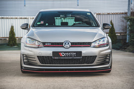 Maxton Design Racing Front Ansatz passend für VW Golf 7 GTI