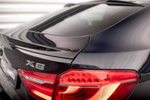 Laden Sie das Bild in den Galerie-Viewer, Maxton Design 3D Spoiler CAP V.2 für BMW X6 M-Paket F16 schwarz Hochglanz