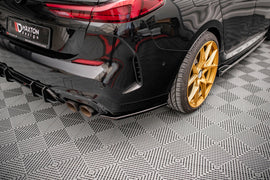 Maxton Design Heck Ansatz Flaps Diffusor für BMW M235i Gran Coupe F44 schwarz Hochglanz