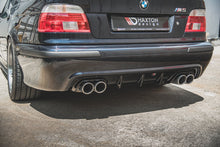 Laden Sie das Bild in den Galerie-Viewer, Maxton Design Diffusor Heck Ansatz für BMW M5  / 5 M-Paket E39 schwarz Hochglanz