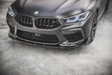 Maxton Design Front Ansatz V.1 +Flaps für BMW M8 Gran Coupe F93