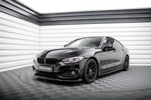 Laden Sie das Bild in den Galerie-Viewer, Maxton Design Front Ansatz V.1 für BMW 4er Gran Coupe F36 schwarz Hochglanz