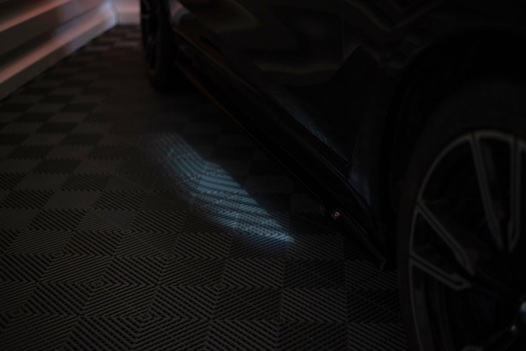 Maxton Design Seitenschweller Ansatz für BMW X7 M G07 schwarz Hochglanz