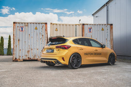 Maxton Design Robuster Racing Heck Ansatz Flaps Diffusor passend für passend für Ford Focus ST Mk4