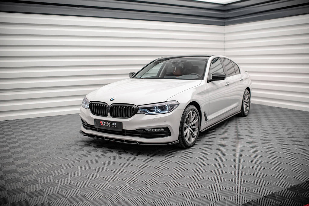 Maxton Design Seitenschweller Ansatz für BMW 5er G30 schwarz Hochglanz