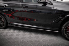 Laden Sie das Bild in den Galerie-Viewer, Maxton Design Seitenschweller Ansatz für BMW X6 M F96 / X6 M-Paket G06 schwarz Hochglanz