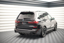 Laden Sie das Bild in den Galerie-Viewer, Maxton Design Mittlerer Diffusor Heck Ansatz DTM Look für BMW X7 M G07 schwarz Hochglanz