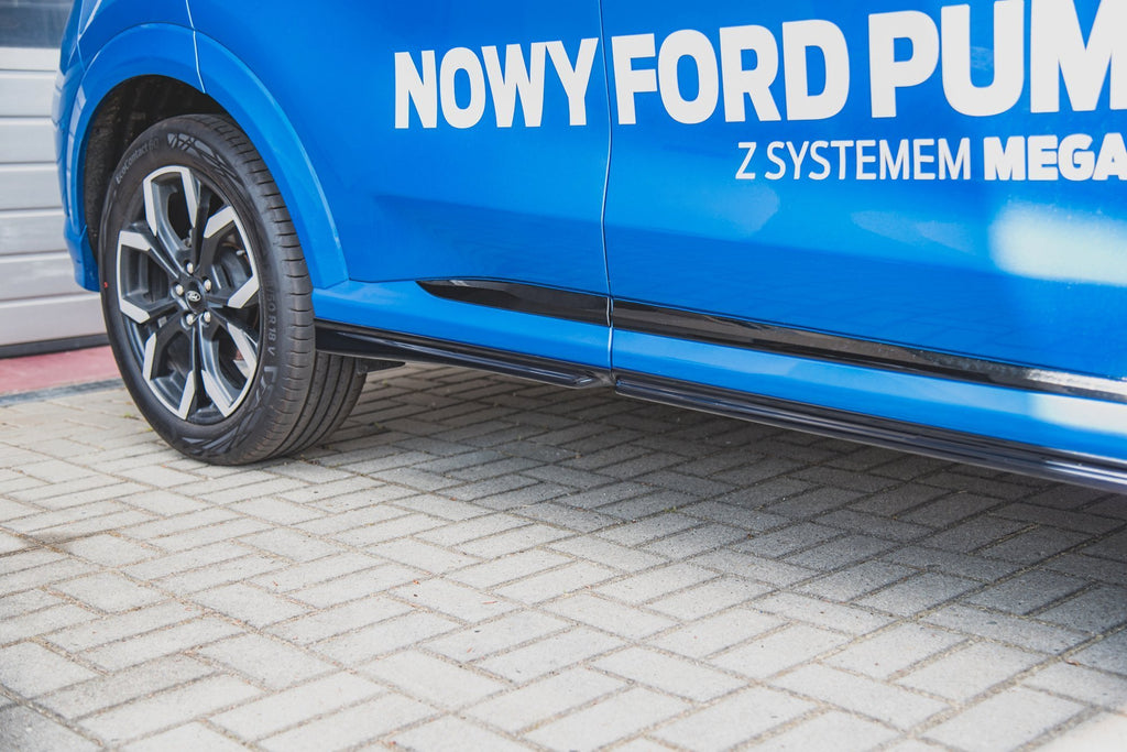 Maxton Design Seitenschweller Ansatz passend für Ford Puma ST-Line schwarz Hochglanz