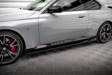 Laden Sie das Bild in den Galerie-Viewer, Maxton Design Seitenschweller Ansatz für V.1 für BMW 2 Coupe M-Paket / M240i G42 schwarz Hochglanz