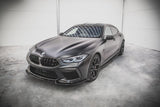 Maxton Design Front Ansatz V.3 für BMW M8 Gran Coupe F93 schwarz Hochglanz