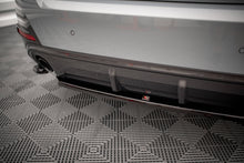 Laden Sie das Bild in den Galerie-Viewer, Maxton Design Mittlerer Diffusor Heck Ansatz für BMW 4er Gran Coupe M-Paket G26 schwarz Hochglanz