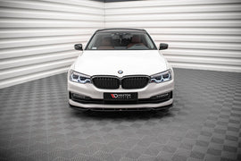 Maxton Design Front Ansatz V.2 für BMW 5er G30 schwarz Hochglanz