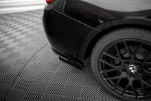 Laden Sie das Bild in den Galerie-Viewer, Maxton Design Street Pro Heck Ansatz Flaps Diffusor +Flaps für BMW 4er Gran Coupe F36 schwarz Hochglanz