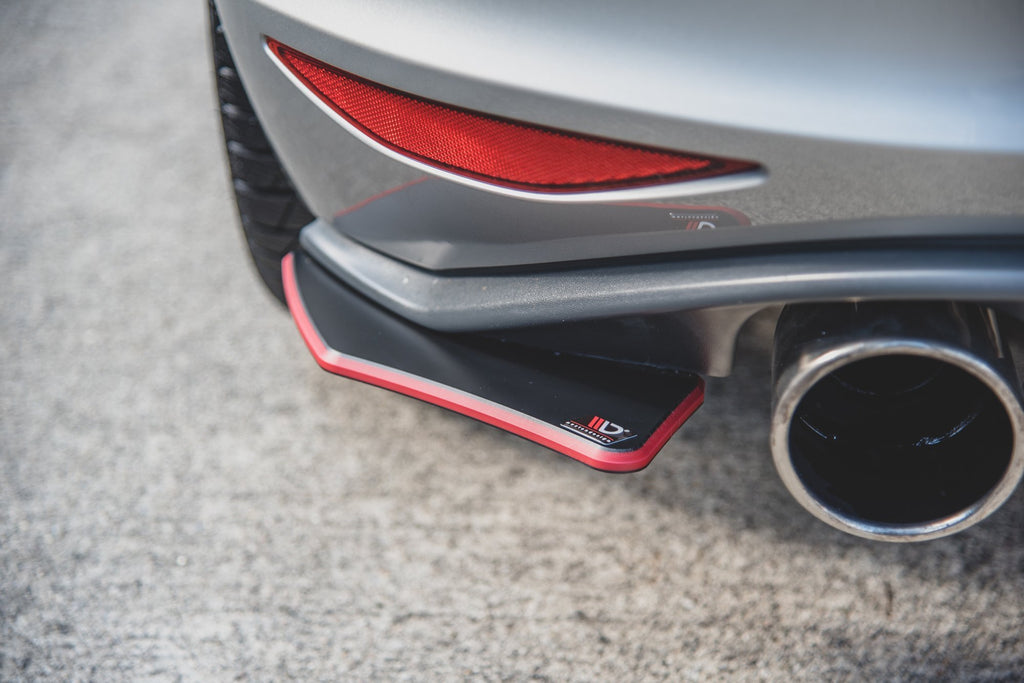 Maxton Design Heck Ansatz Flaps Diffusor passend für V.2 VW Golf 7 GTI