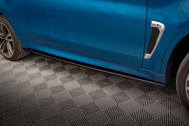 Maxton Design Seitenschweller Ansatz für BMW X6 M F86 schwarz Hochglanz