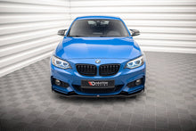 Laden Sie das Bild in den Galerie-Viewer, Maxton Design Front Ansatz V.1 für BMW 2 M-Paket F22 schwarz Hochglanz