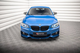 Maxton Design Front Ansatz V.1 für BMW 2 M-Paket F22 schwarz Hochglanz