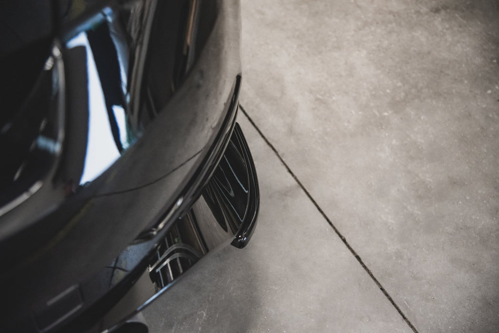 Maxton Design Heck Ansatz Flaps Diffusor passend für VW Golf 7 GTI TCR schwarz Hochglanz
