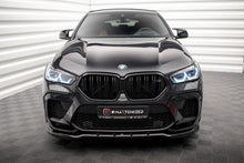 Laden Sie das Bild in den Galerie-Viewer, Maxton Design Front Ansatz V.1 für BMW X6 M F96 schwarz Hochglanz