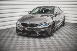 Maxton Design Front Ansatz für BMW M4 F82 schwarz Hochglanz