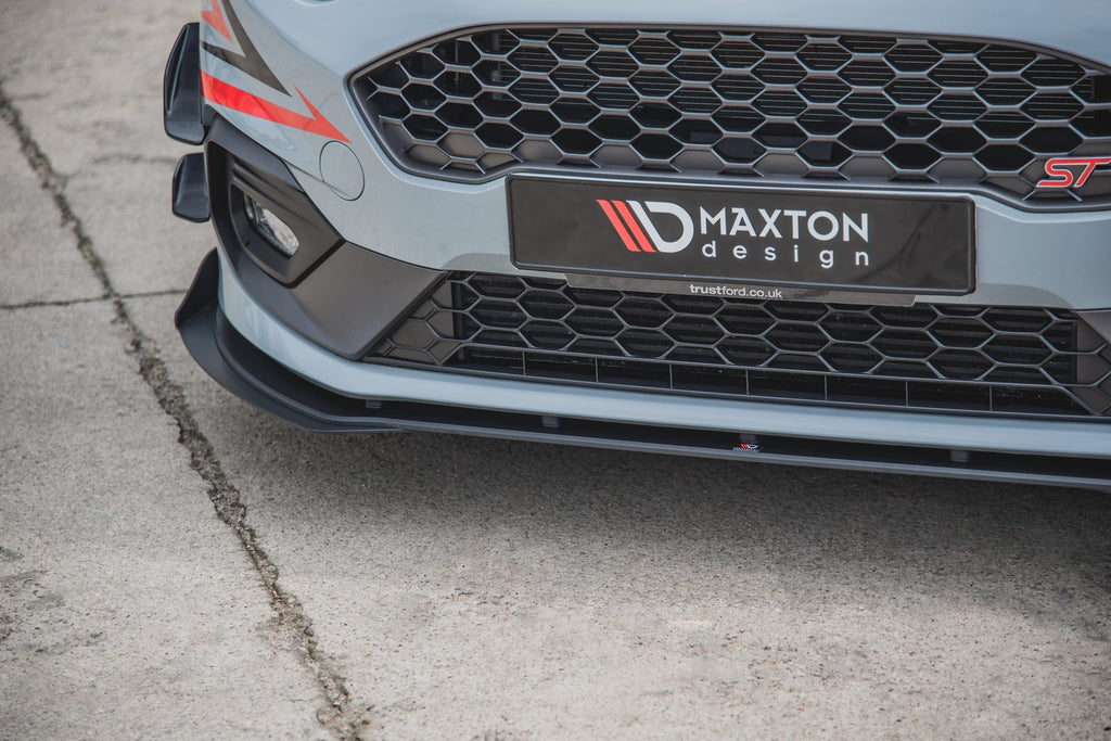 Maxton Design Flaps passend für Ford Fiesta Mk8 ST / ST-Line schwarz Hochglanz