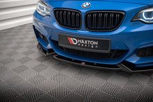 Laden Sie das Bild in den Galerie-Viewer, Maxton Design Front Ansatz V.2 für BMW 2 M-Paket F22 schwarz Hochglanz