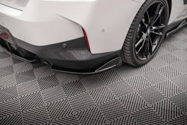 Maxton Design Heck Ansatz Flaps Diffusor V.1 für BMW 2 Coupe M-Paket G42 schwarz Hochglanz