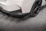 Maxton Design Heck Ansatz Flaps Diffusor V.1 für BMW 2 Coupe M-Paket G42 schwarz Hochglanz