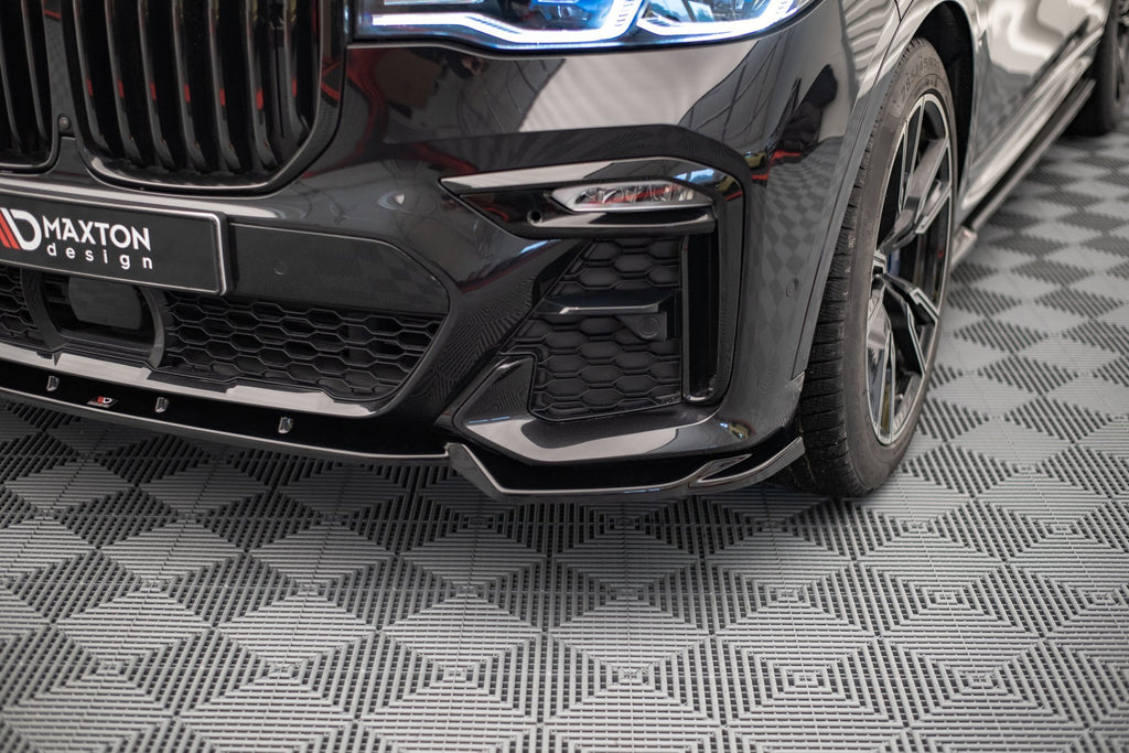 Maxton Design Front Ansatz V.2 für BMW X7 M G07 schwarz Hochglanz