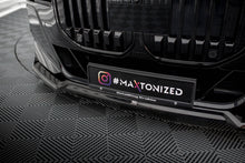 Laden Sie das Bild in den Galerie-Viewer, Maxton Design Front Ansatz V.3 für BMW 7 M-Paket / M760e G70 schwarz Hochglanz