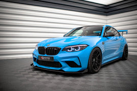 Maxton Design Front Flaps BMW M2 Competition F87 schwarz Hochglanz
