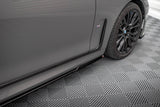 Maxton Design Seitenschweller Ansatz für BMW 7 M-Paket G11 Facelift schwarz Hochglanz