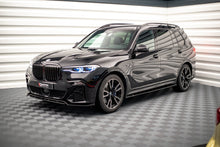Laden Sie das Bild in den Galerie-Viewer, Maxton Design Seitenschweller Ansatz für BMW X7 M G07 schwarz Hochglanz